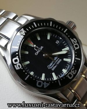 1 Omega Seamaster Diver 300M Black Dial 28mm Steel