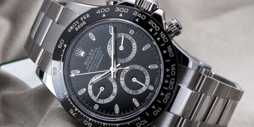 chronograf Daytona, představující etalon mezi luxusními hodinkami