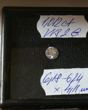 10 Přírodní diamant, volný 1,012ct,VVS2,G