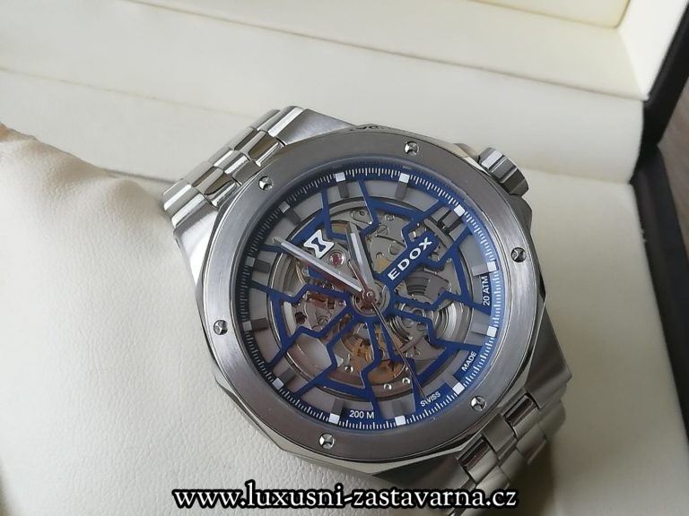 エドックス EDOX DELFIN MECANO AUTOMATIC腕時計 85303-3M-BUIGB (EDOX