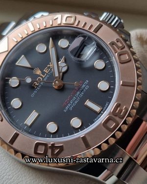 Rolex Yacht-Master 37mm Two Tone Black Dial